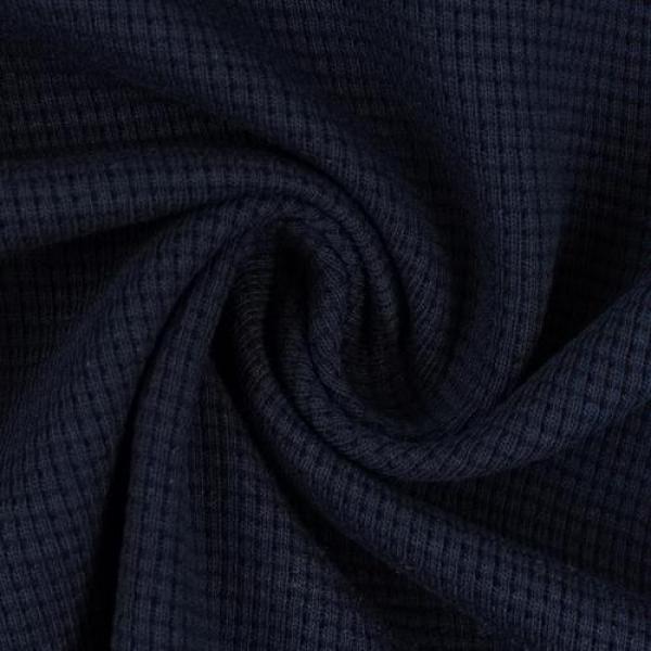 Swafing Clarissa Waffeljersey Uni Dunkelblau 599